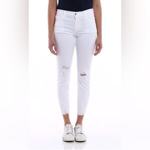 NWT!! J Brand Distressed Mid Rise Skinny Capri Jeans Underexposed Size 24